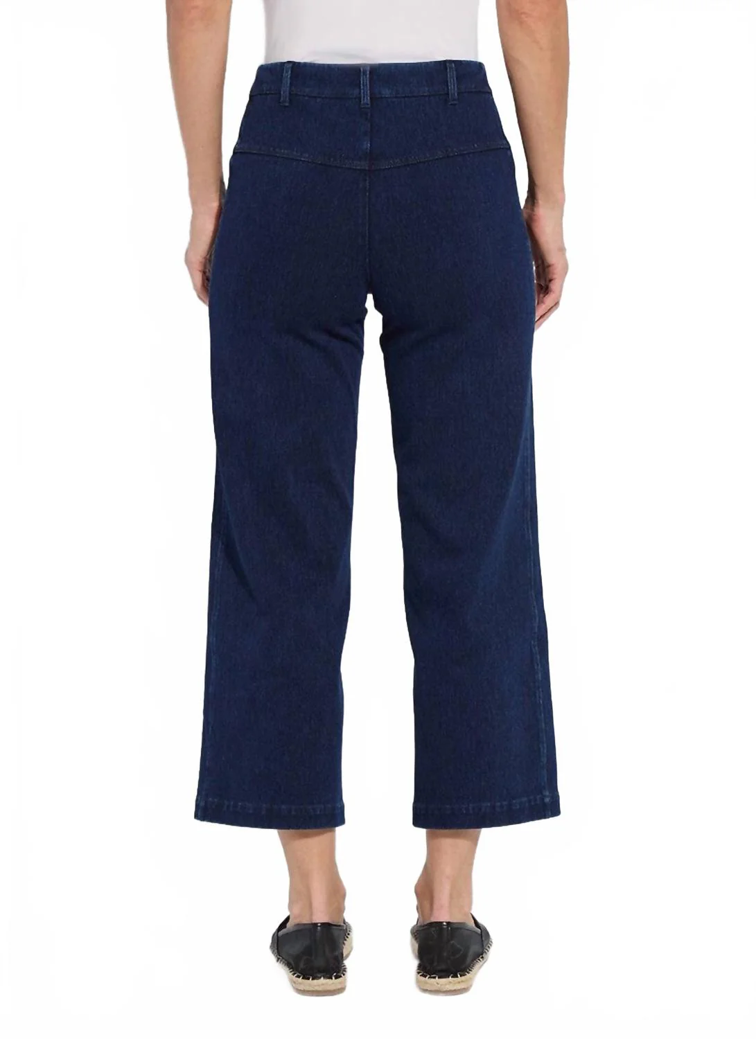 Layton Wide Leg Crop Pants In Indigo