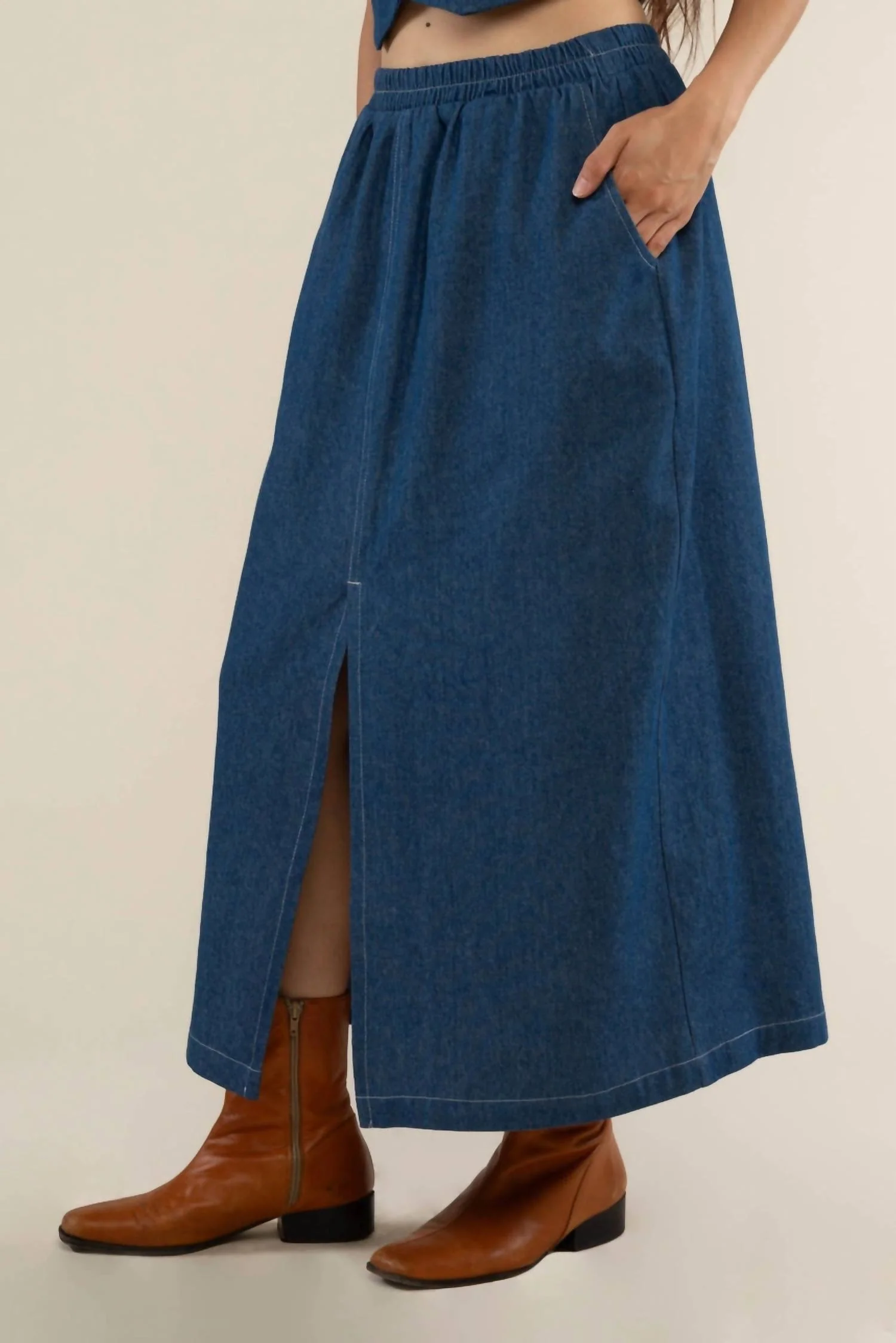 Laney Skirt In Blue