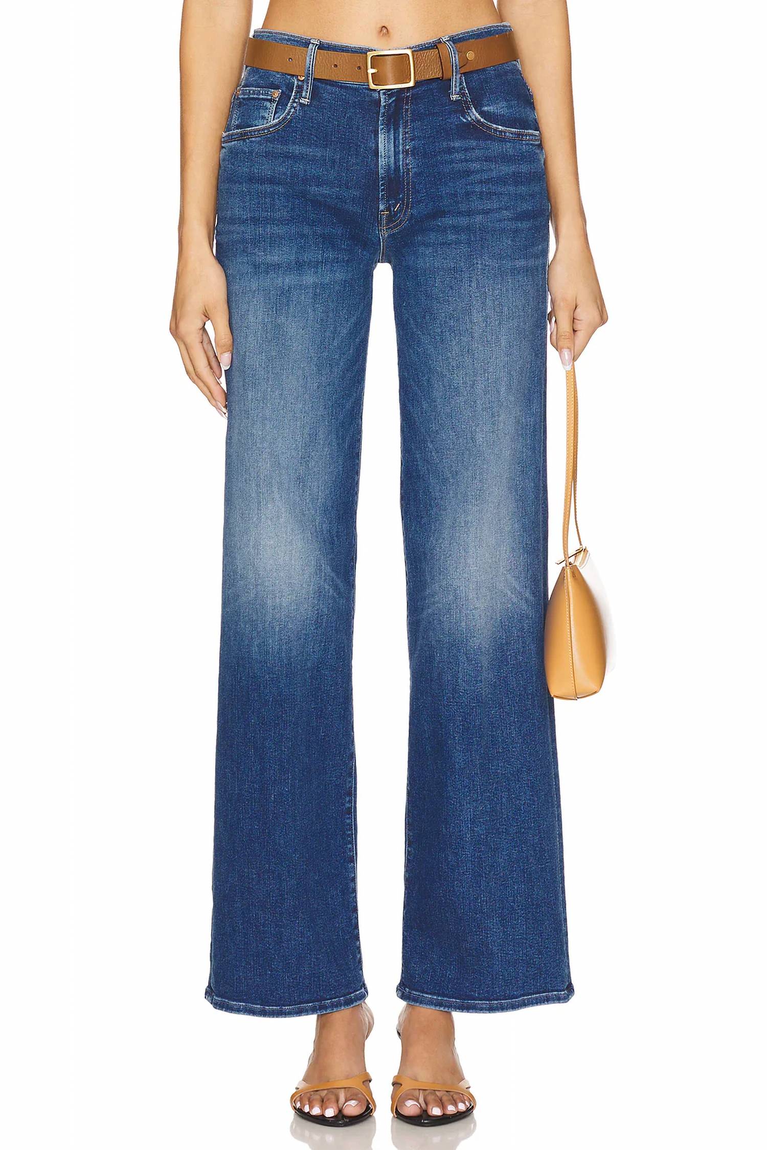 Mid Rise Maven Sneak Jeans In Over The Top