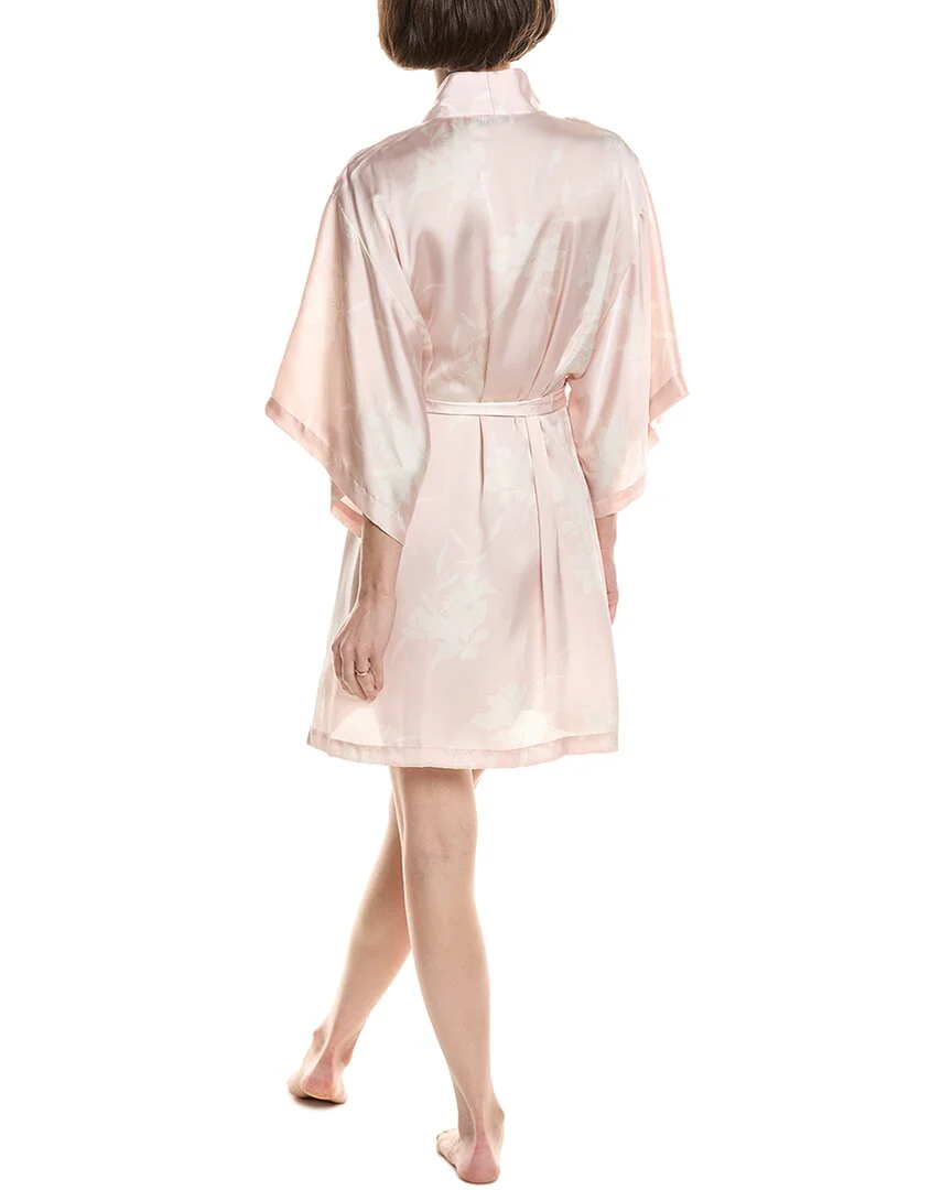 NATORI EDIT Lily Printed Satin Icon Wrap