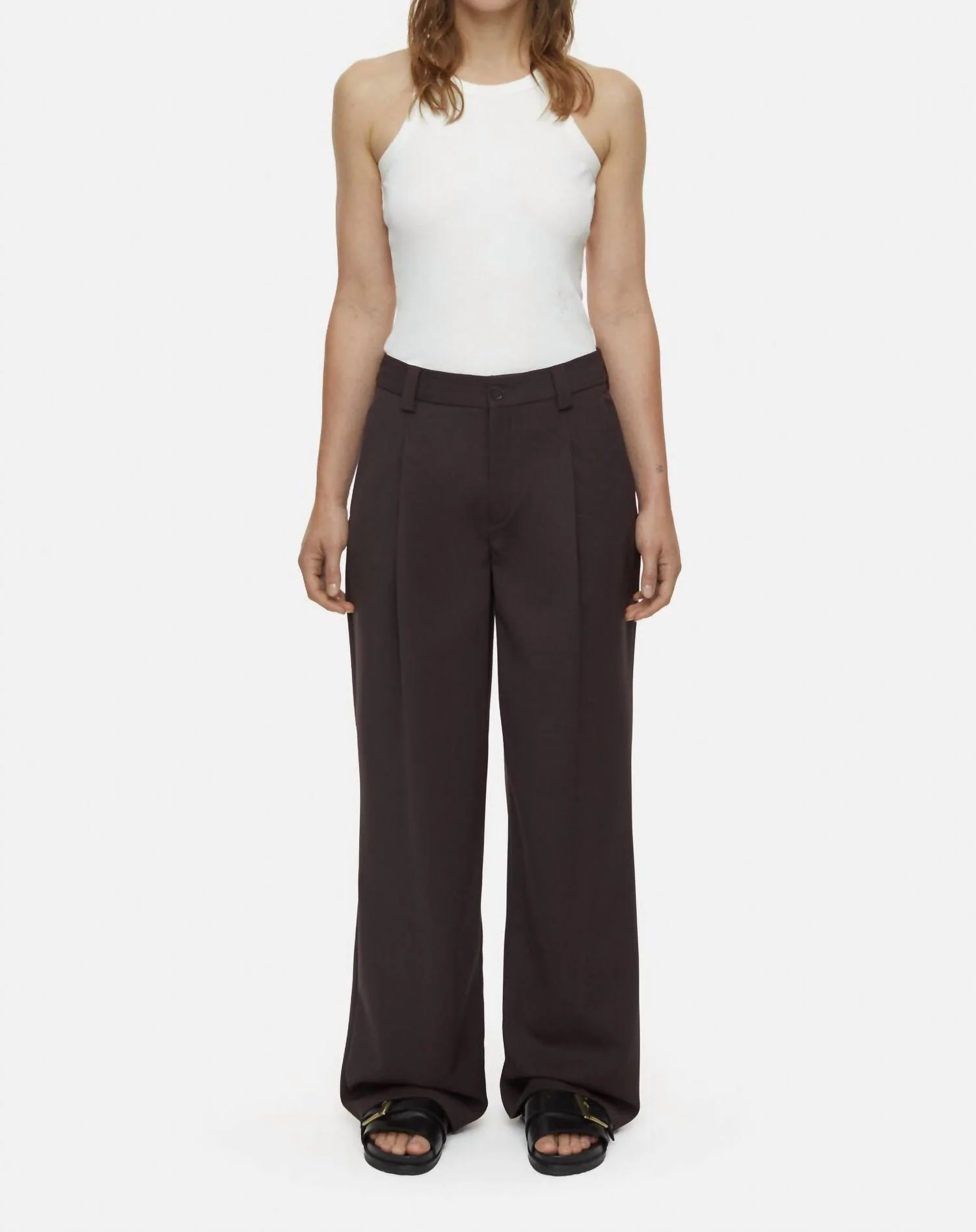 Women's Brooks Pants In Mocha