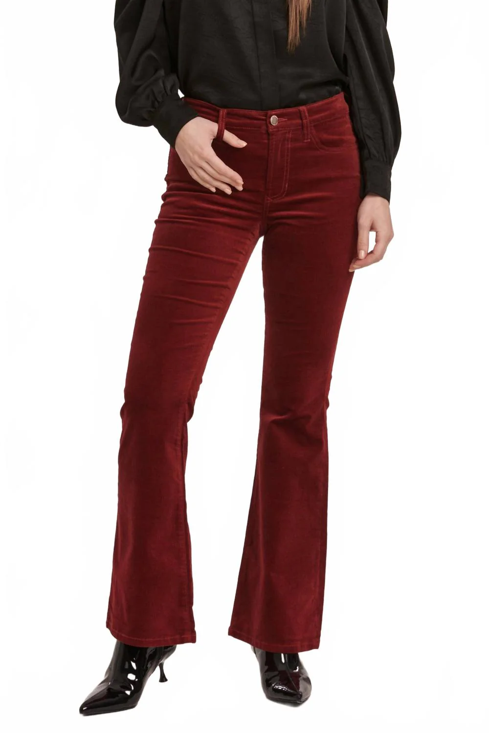 Rosa Pants In Burgundy