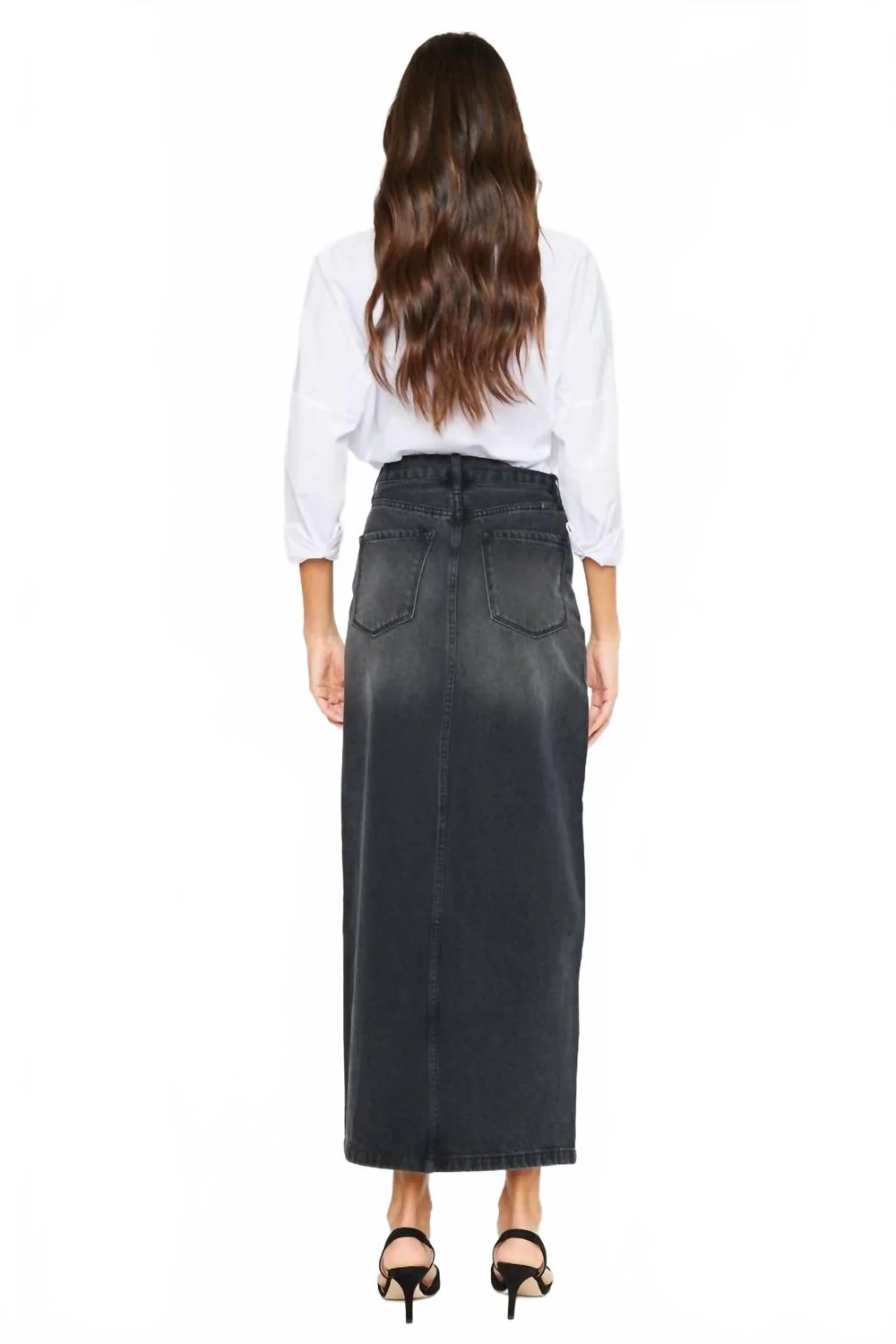 Outlaw Maxi Skirt In Midnight