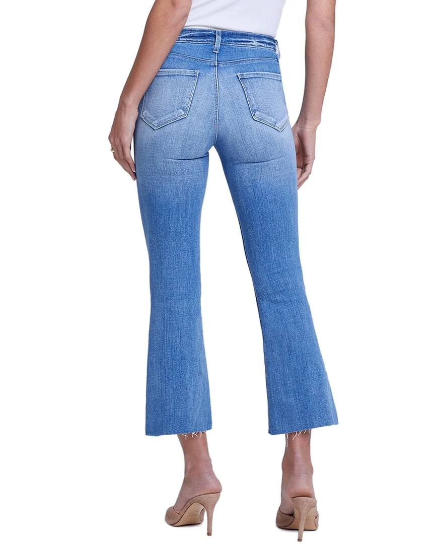 L’AGENCE Kendra High-Rise Crop Flare Balboa Jean