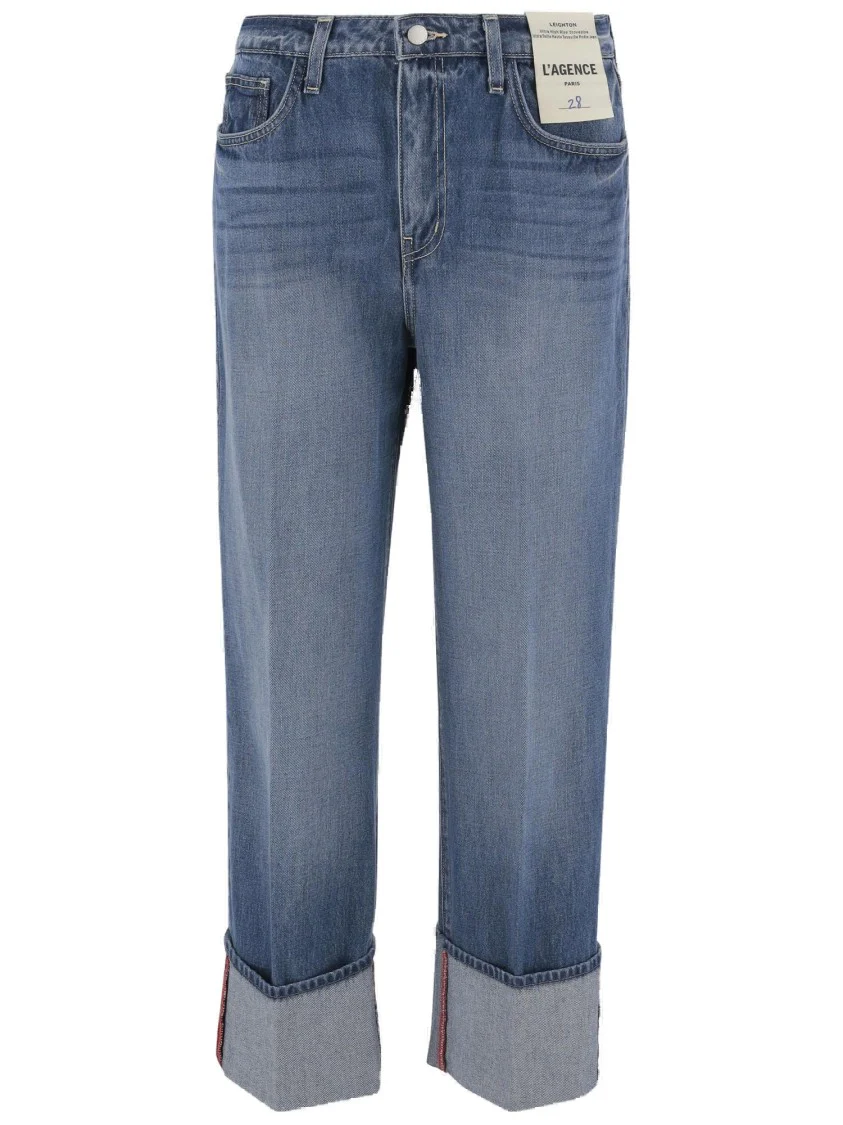 Denim Jeans With Lapels