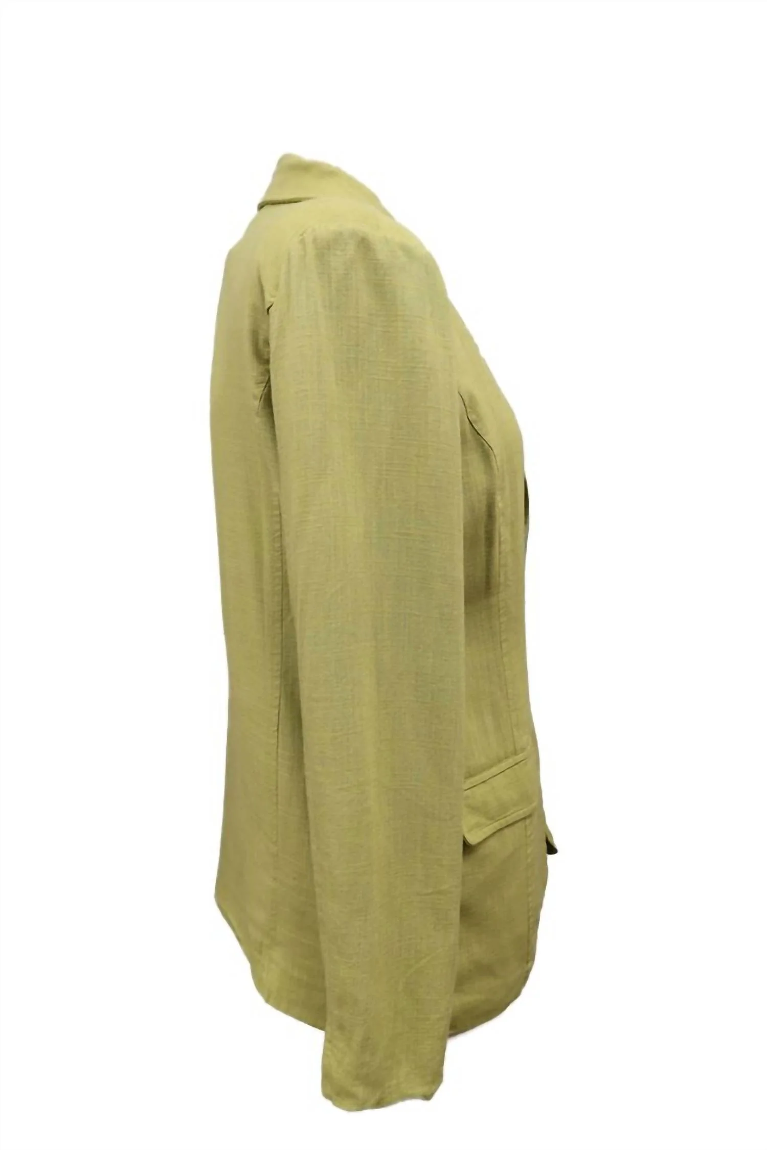 Women's Classic Lined Blazer In Lemongrass