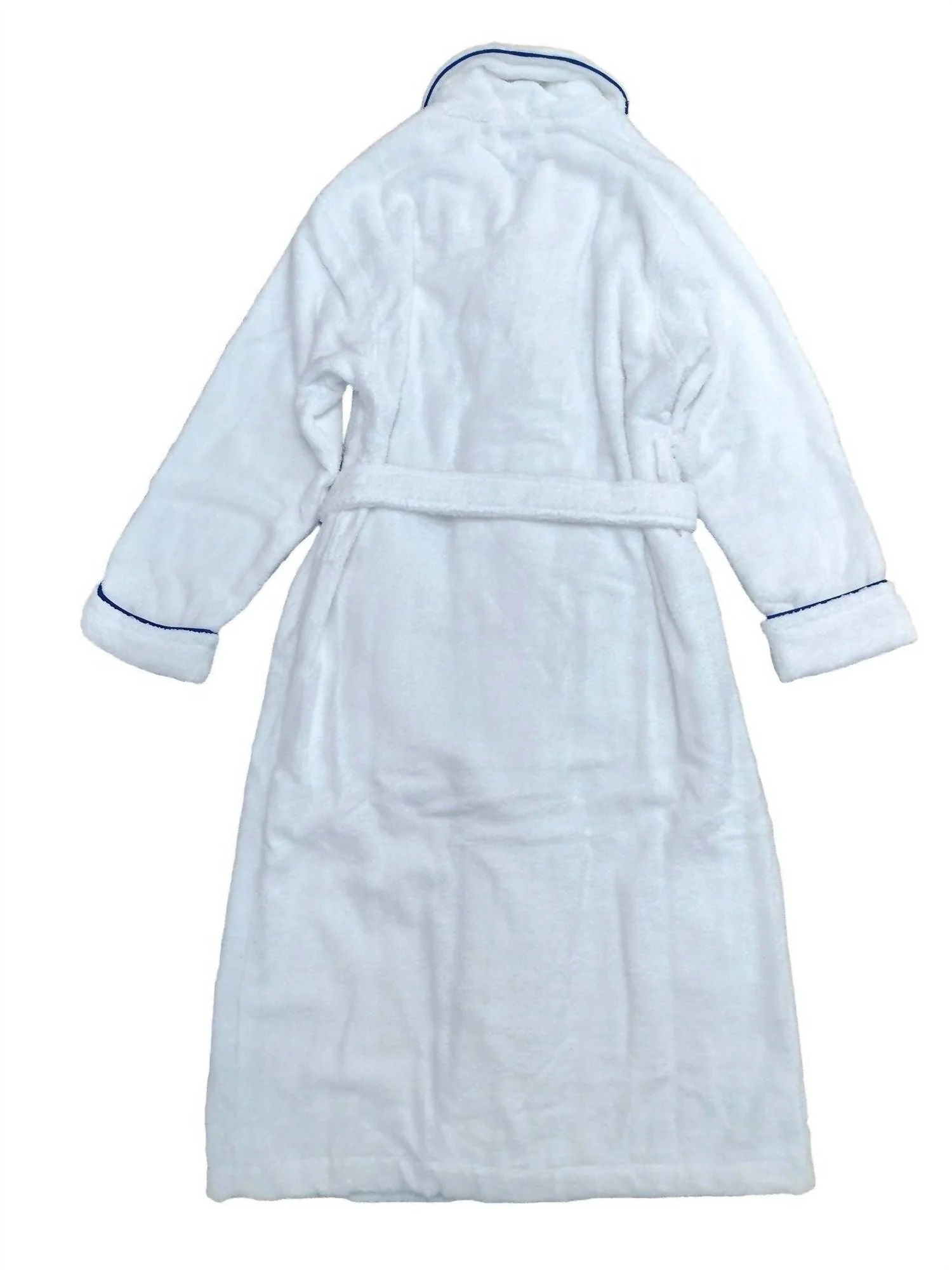 Women's Essentials Cotton Robe In White Cloud