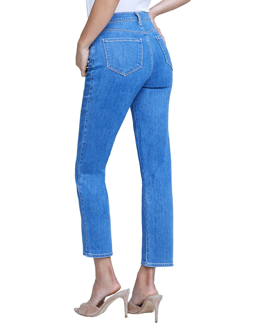 L'AGENCE Alexia Hansen High-Rise Crop Cigarette Jean