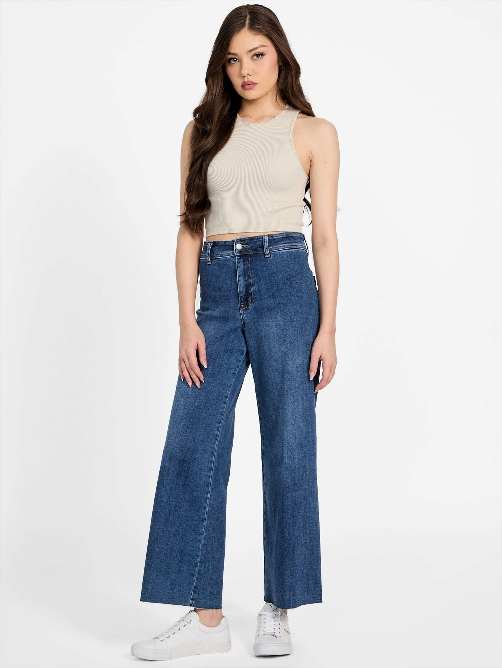 Sandra High-Rise Wide Leg Jeans