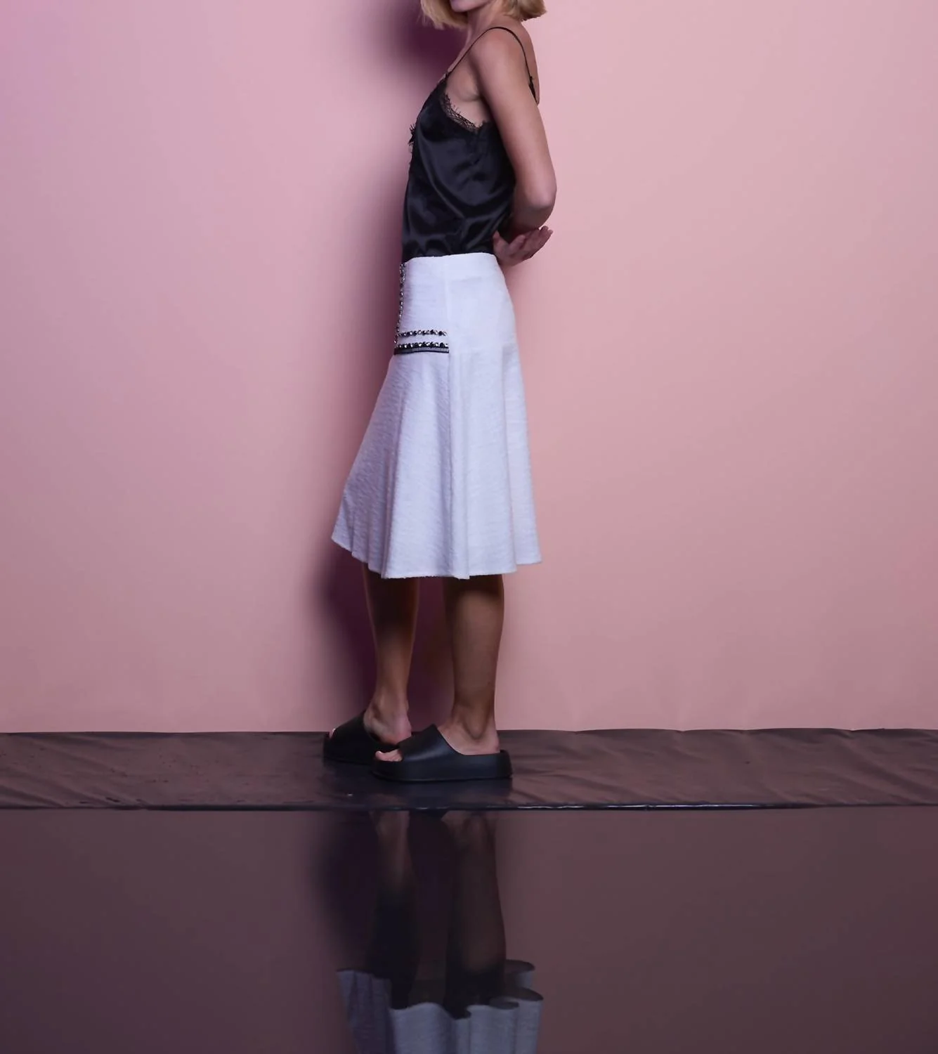 Melia Skirt In White