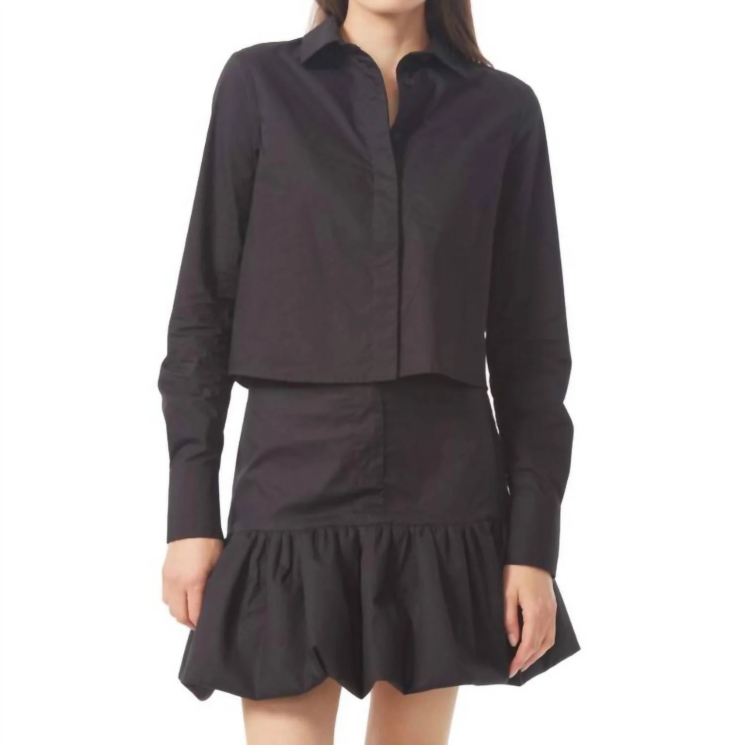 Maxine Mini Skirt In Black