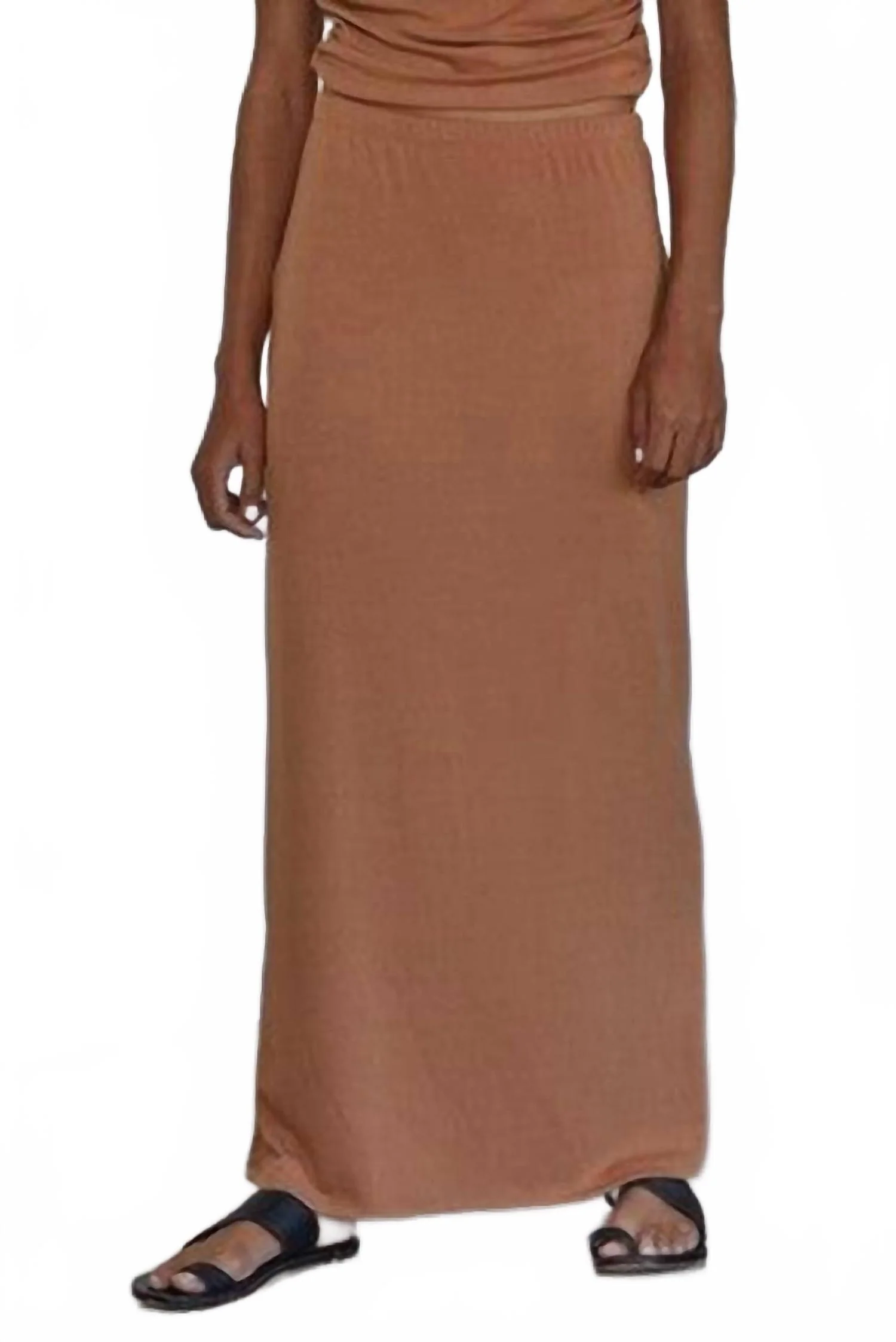 The London Skirt In Camel