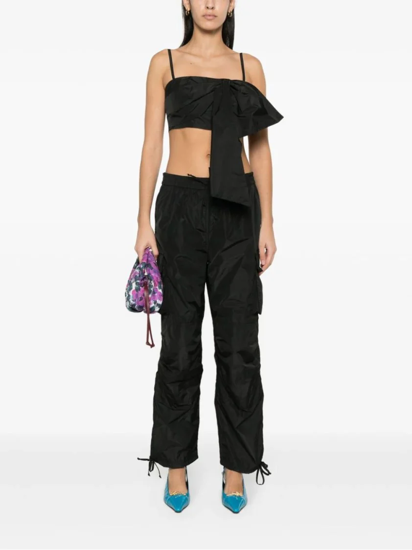 Relaxed-Fit Trousers With Drawstring Waist