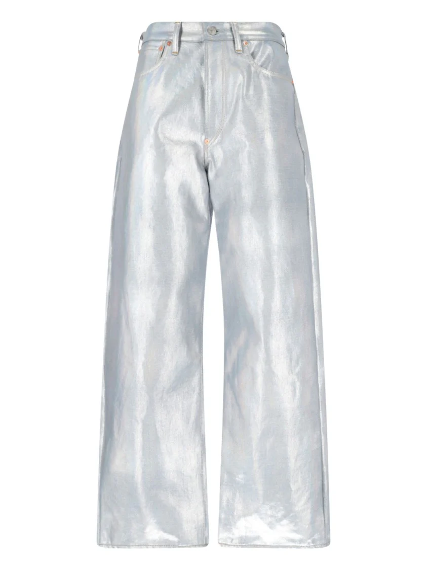 Metallic Jeans – Silver