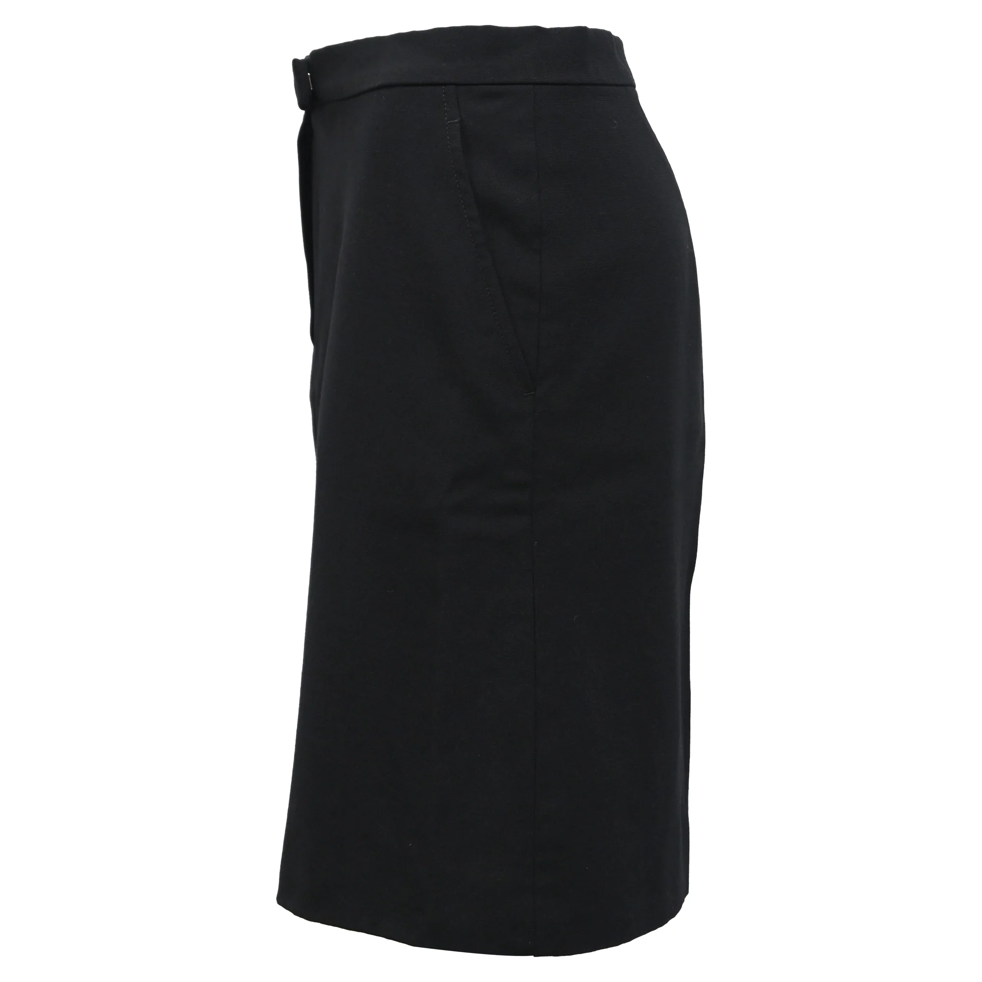 Ann Demeulemeester High-Rise Mini Skirt in Black Wool