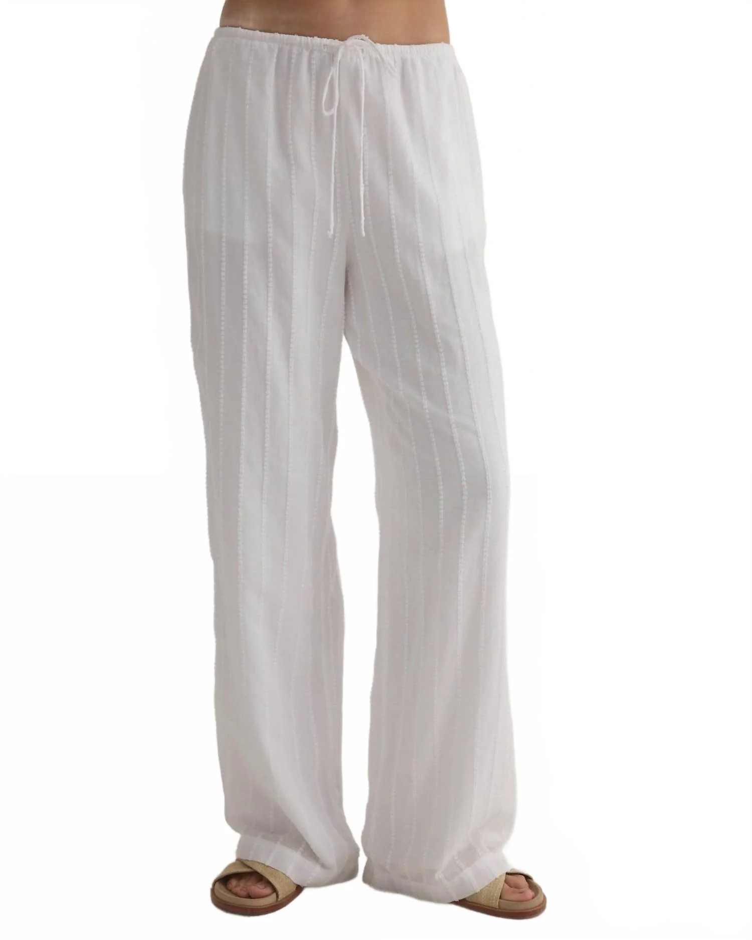 Wide Leg Pant In White