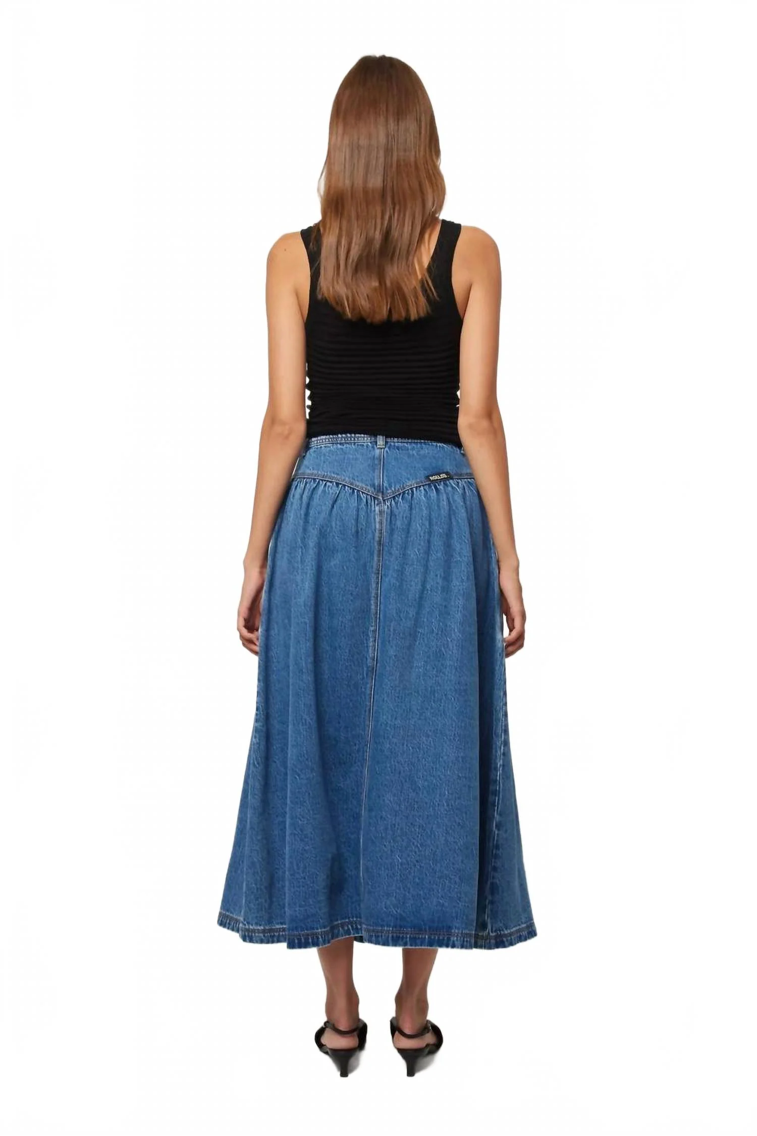Leonie Skirt In River Blue