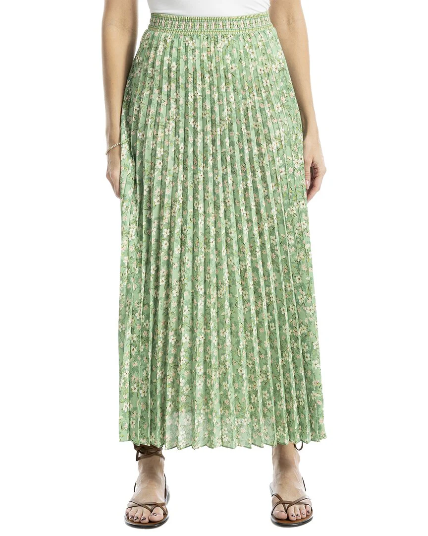Max Studio Pleated Maxi Skirt