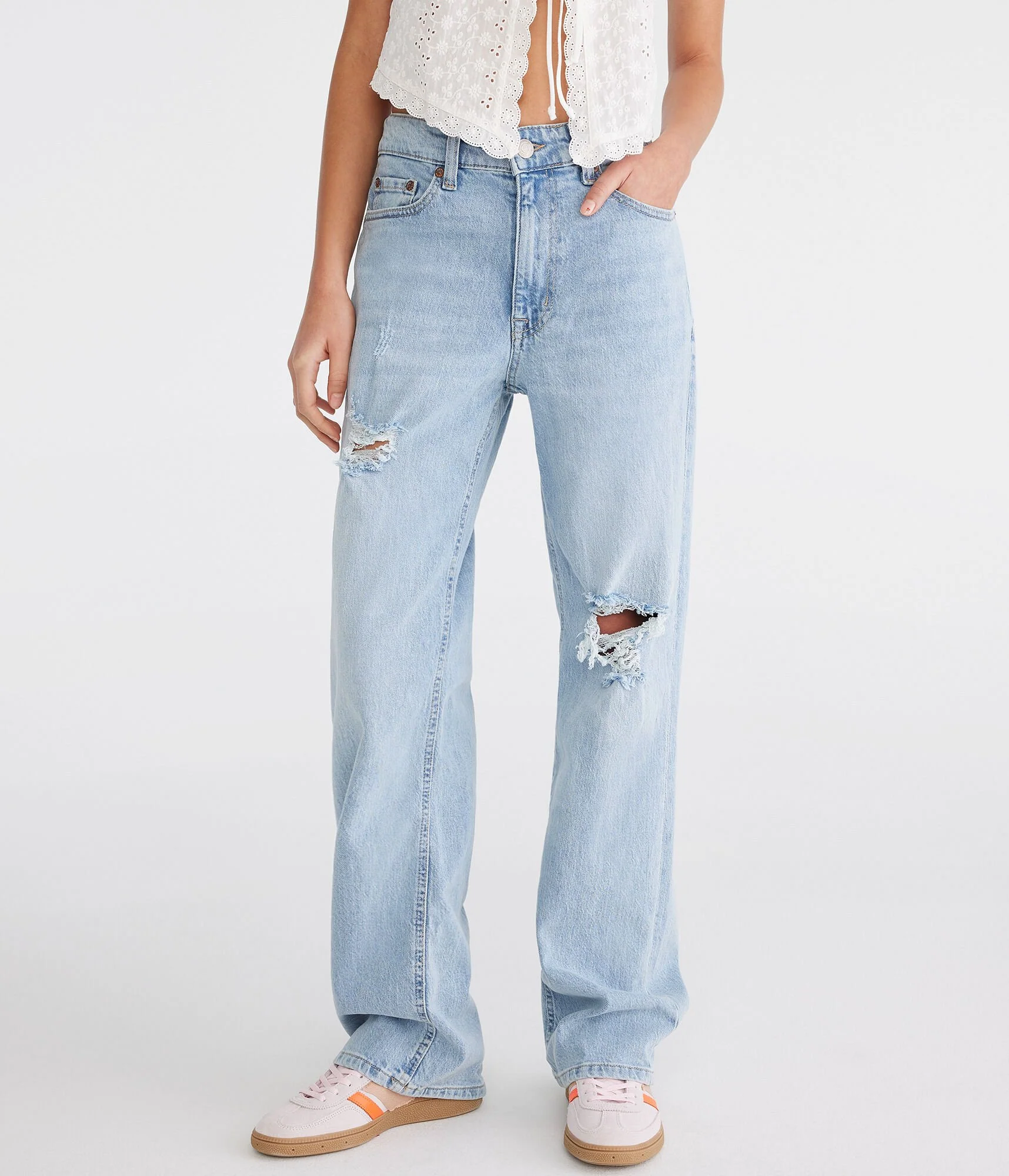 Aeropostale Curvy High-Rise Baggy Jean