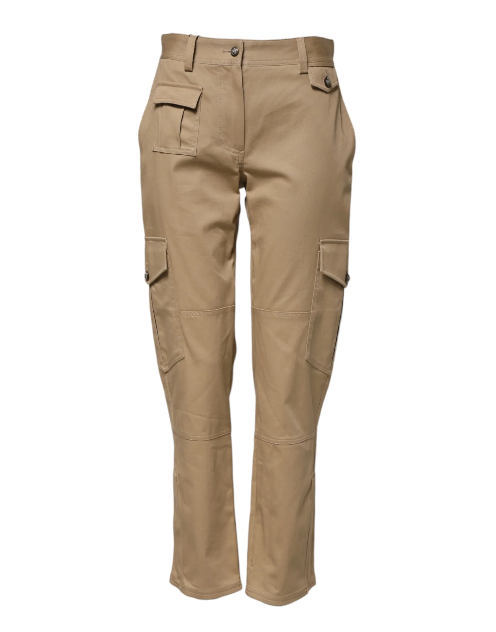 Dolce & Gabbana Mid Waist Cargo Tape Women's Pants
