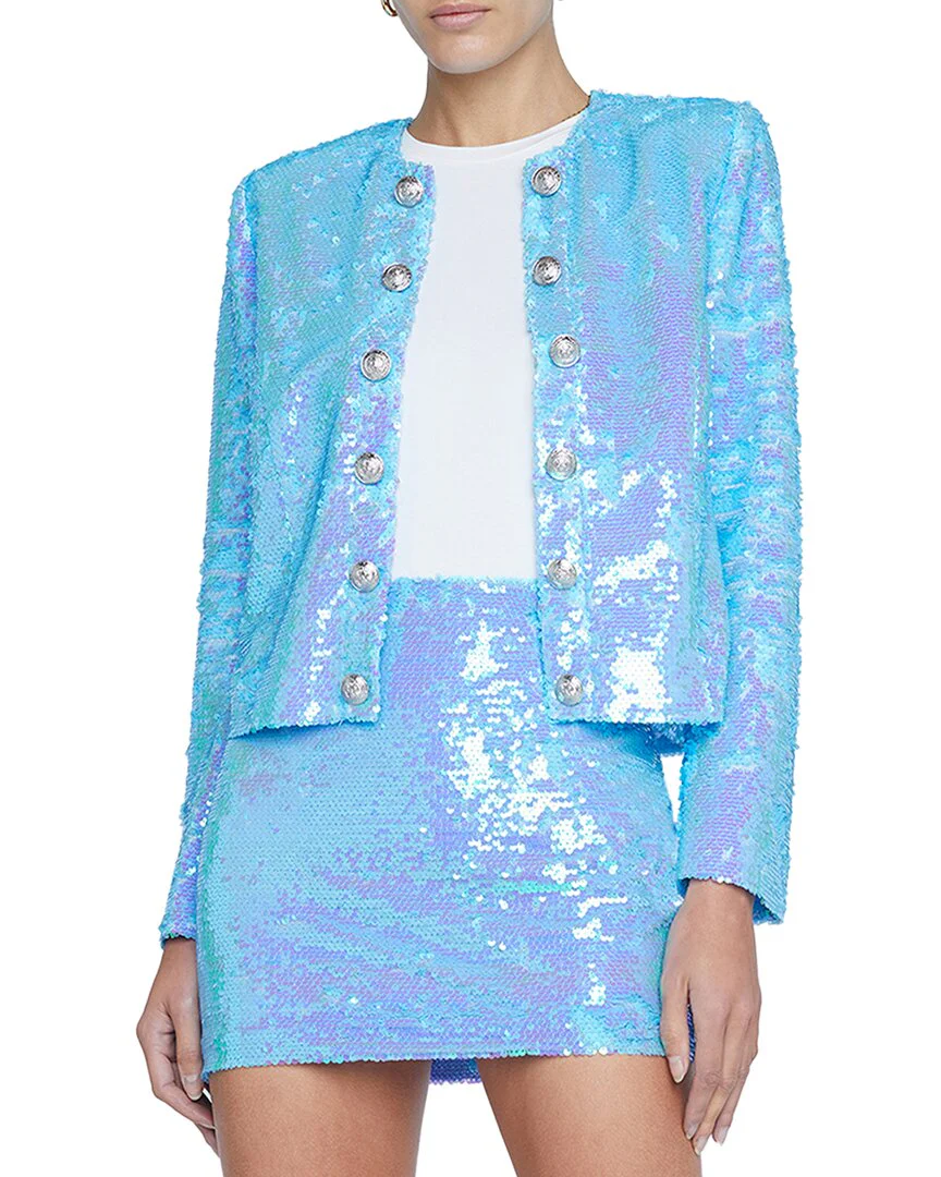 L'AGENCE Cerise Collarless Jacket