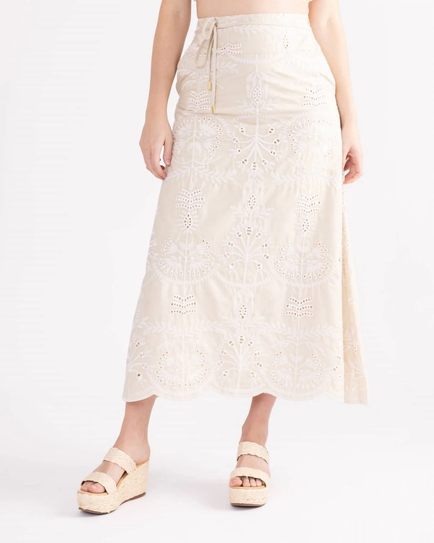 Neva Skirt In Cobblestone