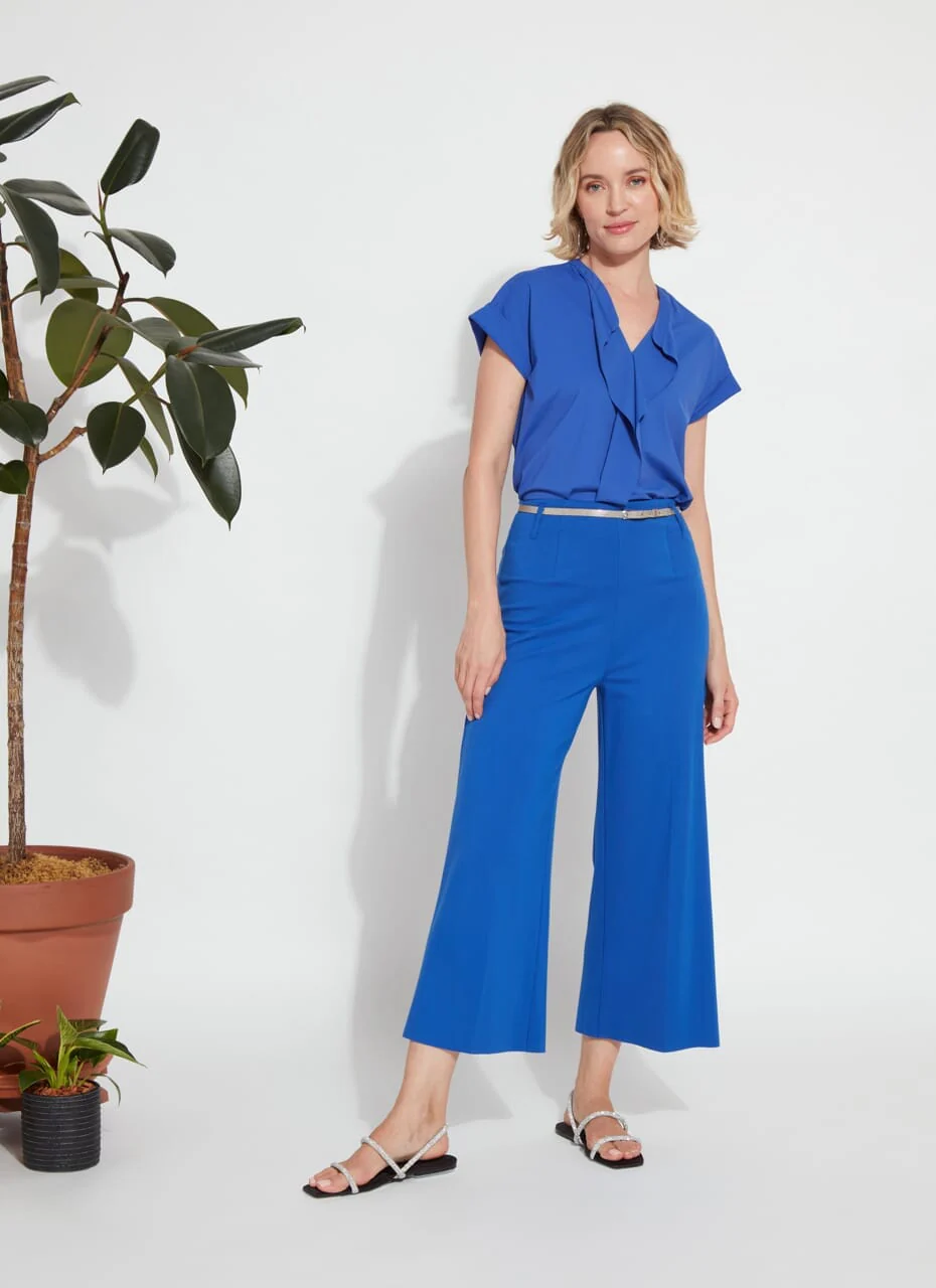 Ellis Culottes Ponte Crop (25 Inseam)