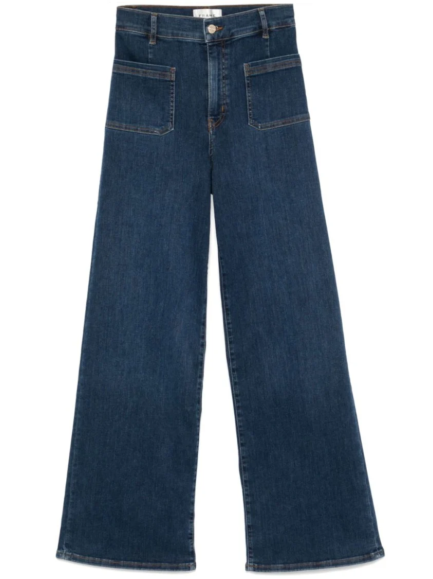 Slim Palazzo Jeans