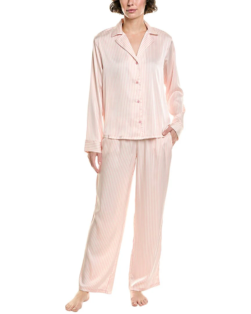 Nanette Lepore 2pc Pajama Shirt & Pant Set