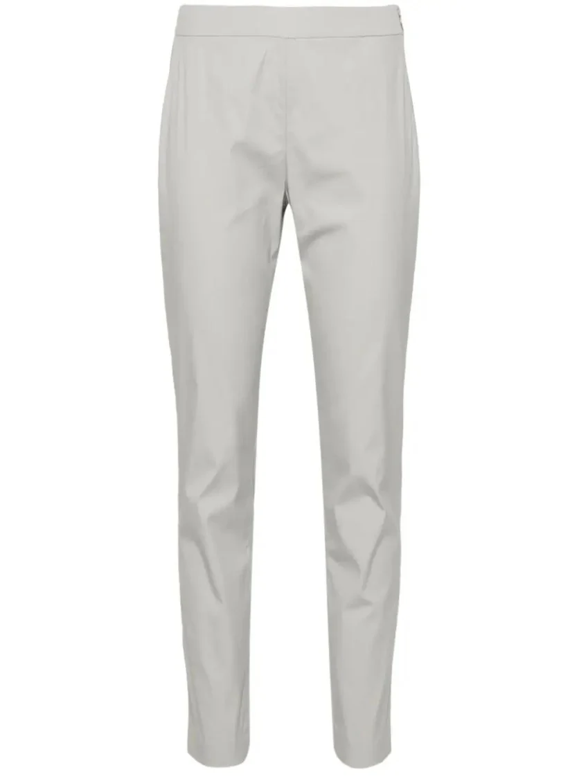 Tailored Trousers With Clean Waistband