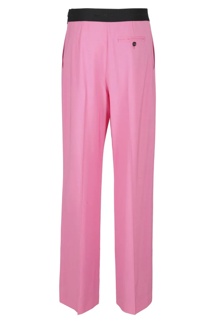 Wide-Leg Wool Suiting Pant