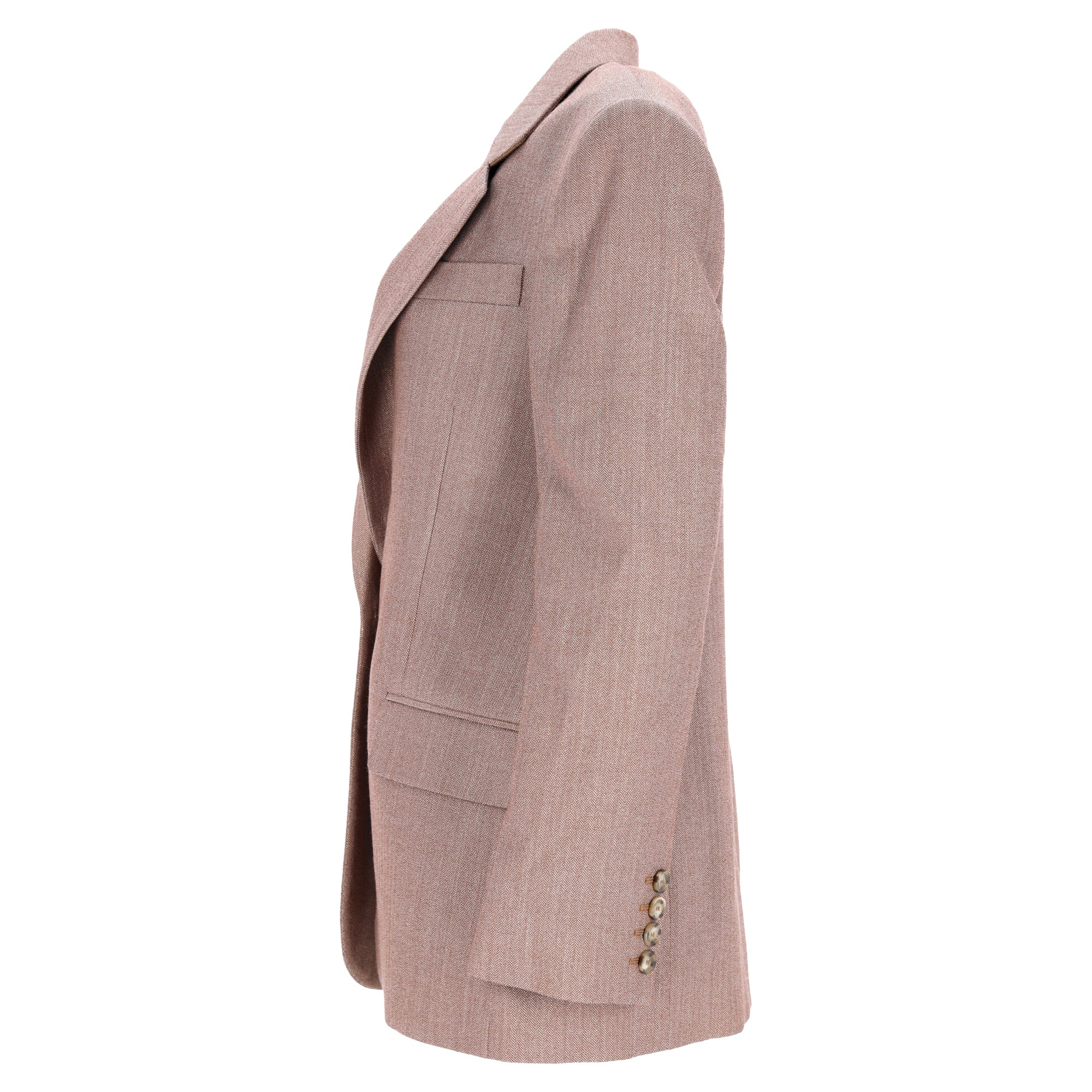 Stella McCartney Oversized  Blazer in Brown Wool