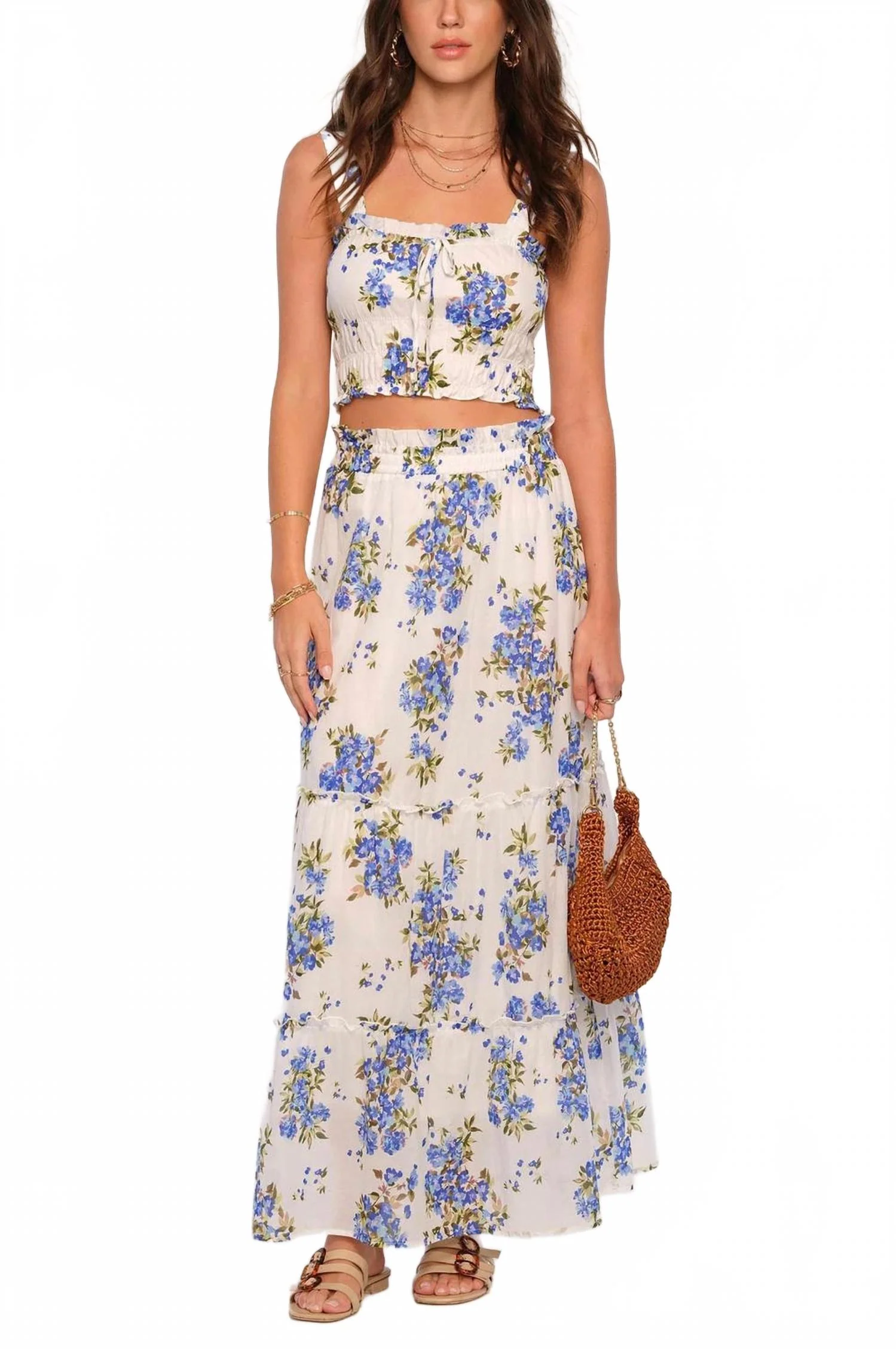 Toby Skirt Set In Hydrangea