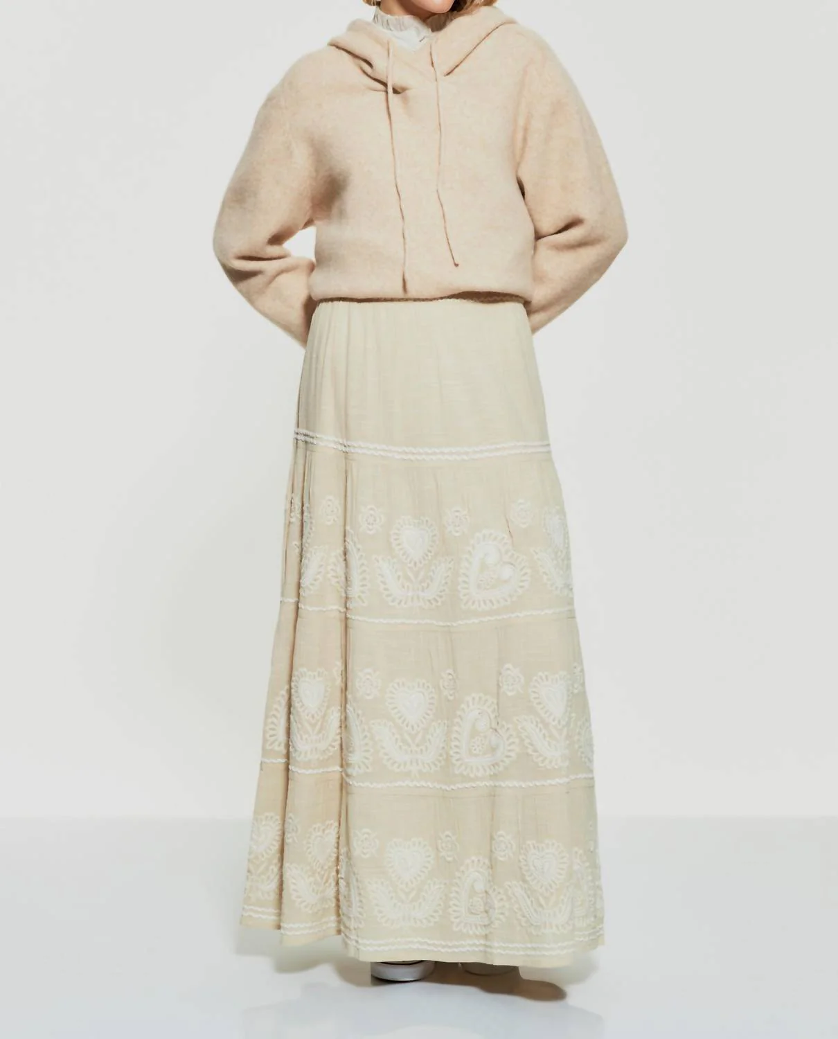 Robby Maxi Skirt In Cream