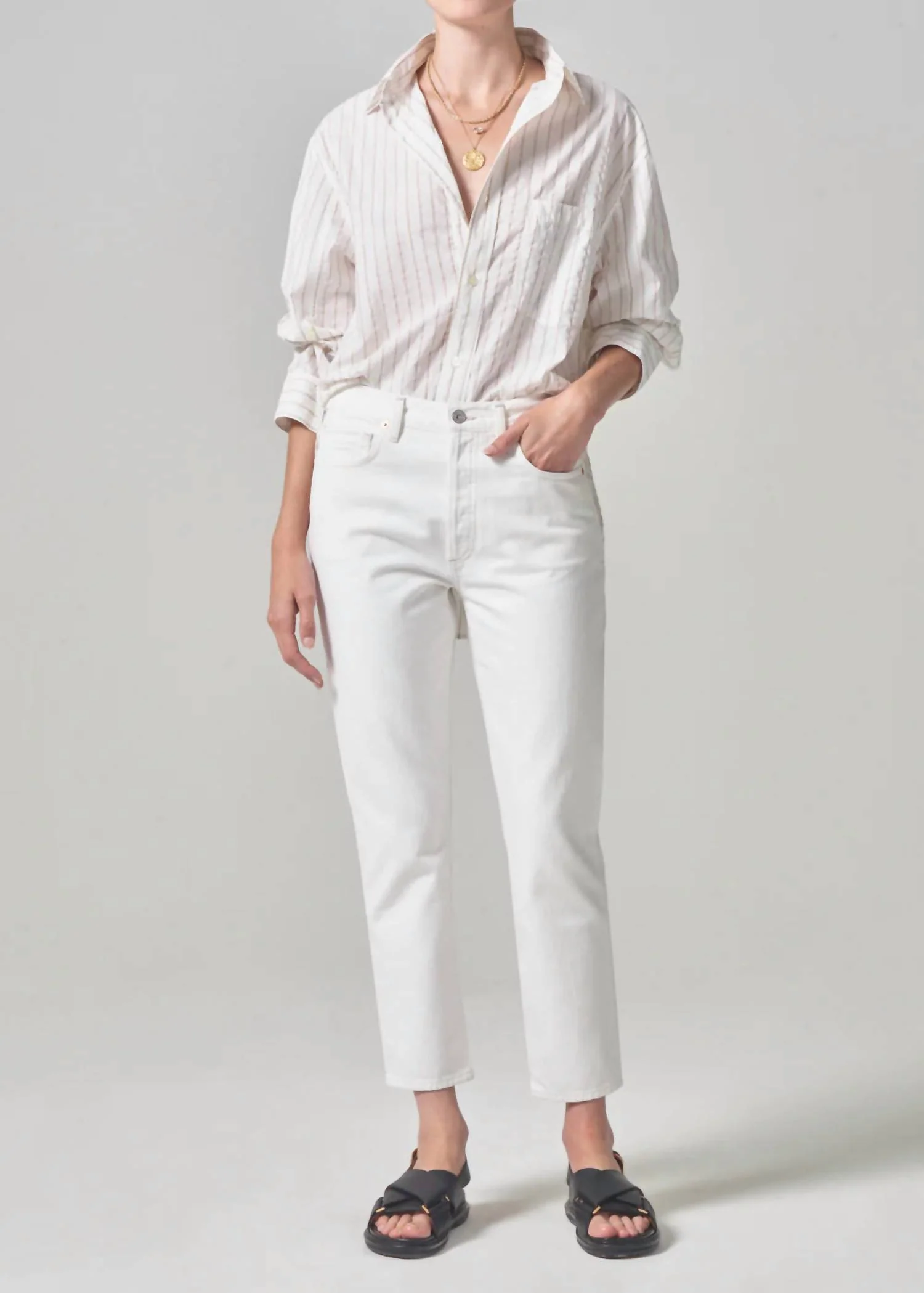 Charlotte High Waist Pant In Tart