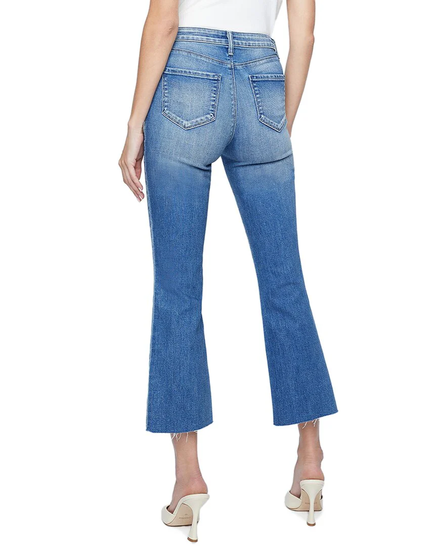 L’AGENCE Kendra High-Rise Laguna Crop Flare Jean