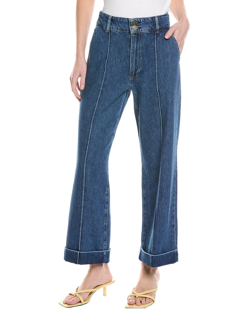 FRAME Denim 70s Cuffed Lago Di Como Straight Jean