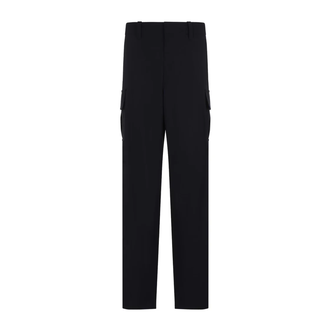 Midnight Blue Wool Fine Pants
