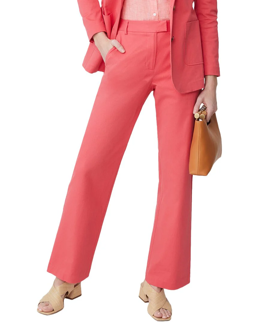 J.McLaughlin Brock Linen-Blend Long Pant