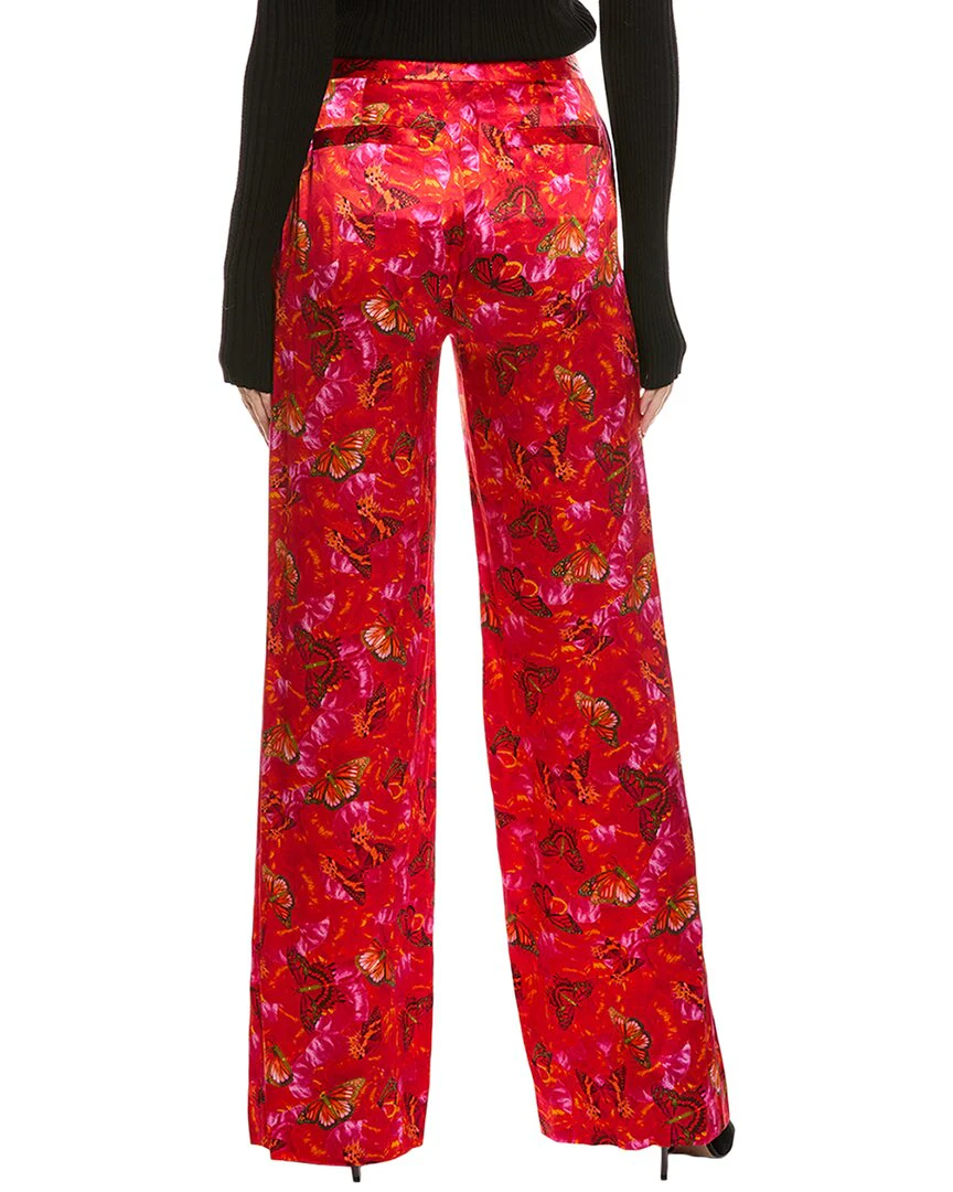 L’AGENCE Livvy Straight Leg Silk Trouser