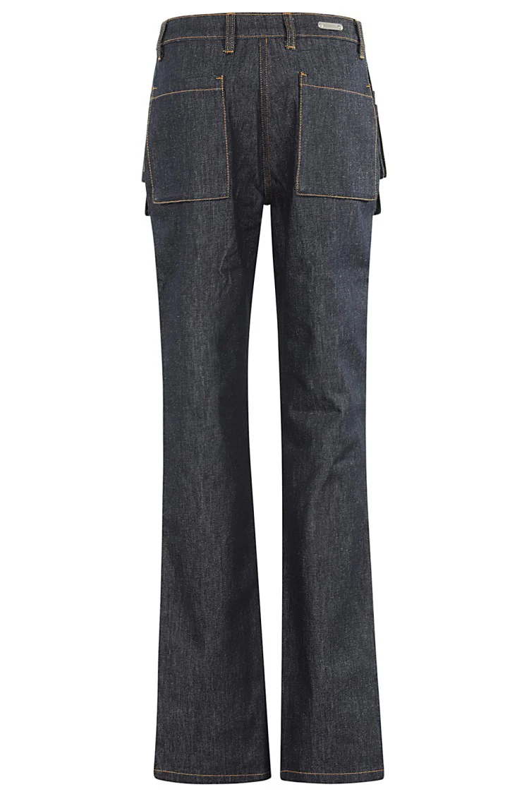 Flared Utility Jeans