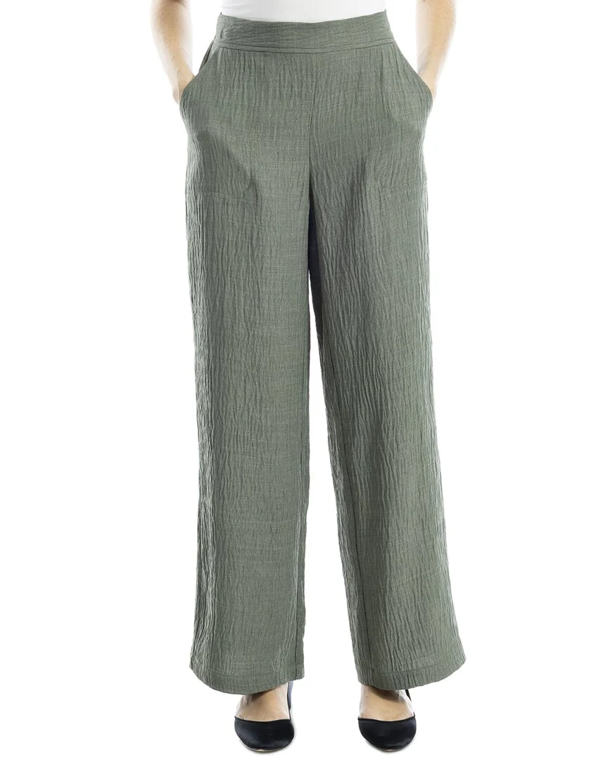 Max Studio Textured Woven Wide Leg Pant