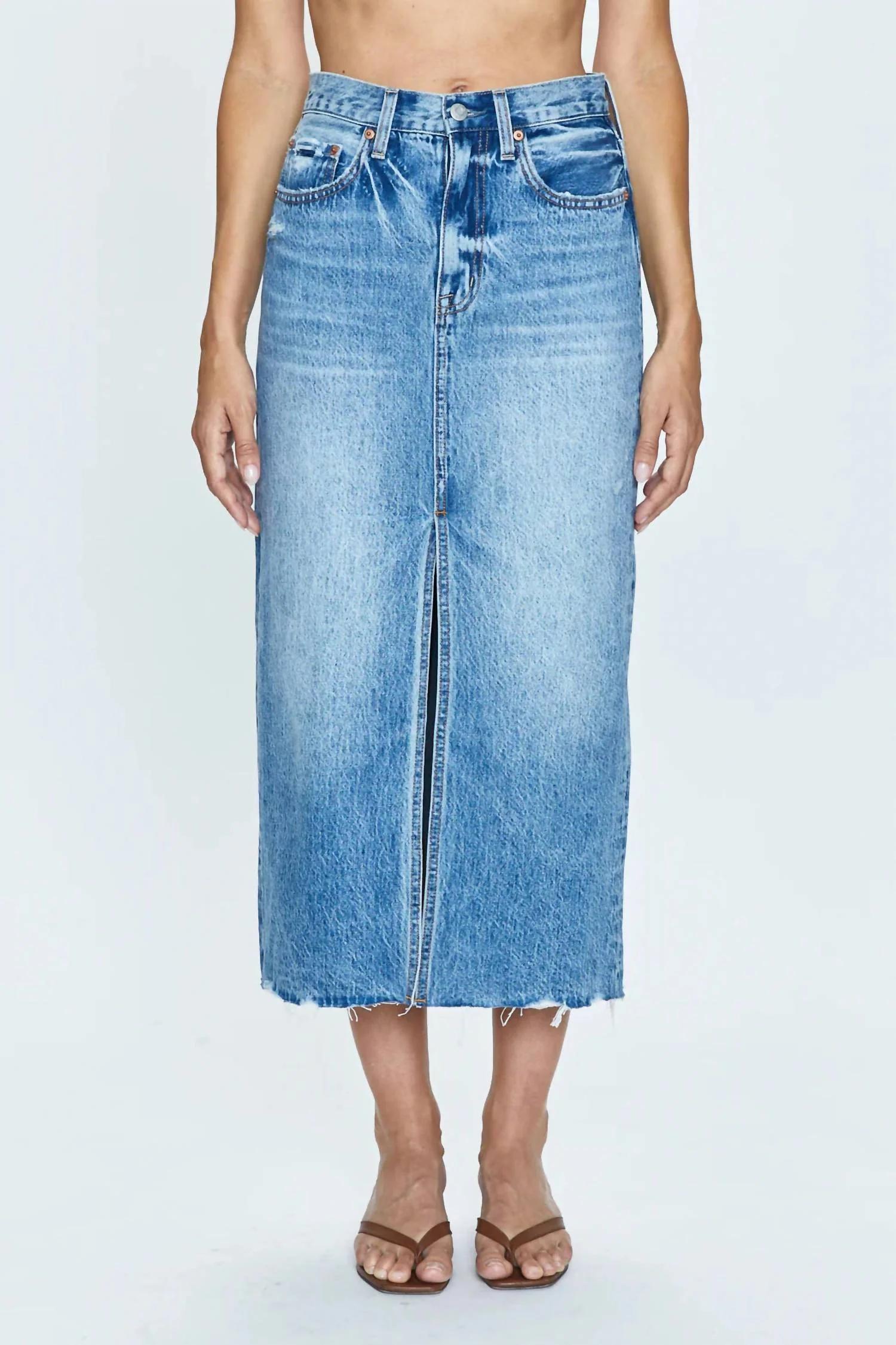 Alice Midi Skirt In Portrait Vintage