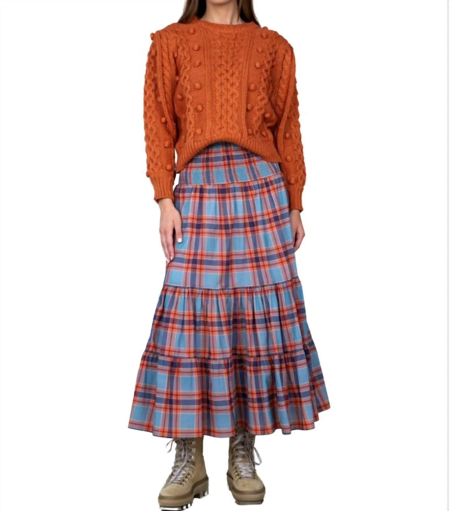 Izzy Skirt In Vail Tartan