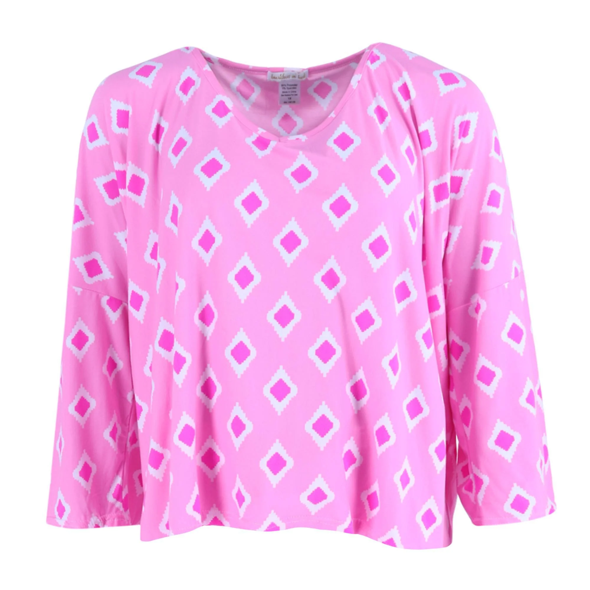 Women's Plus Size Flowing Pajama Set