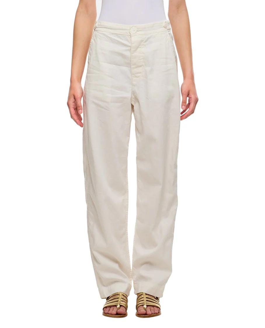 Jude Femme Cotton And Linen Pants