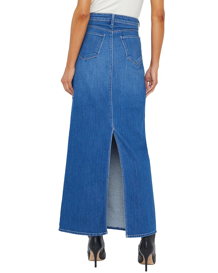 L'AGENCE Miriam Denim Maxi Skirt