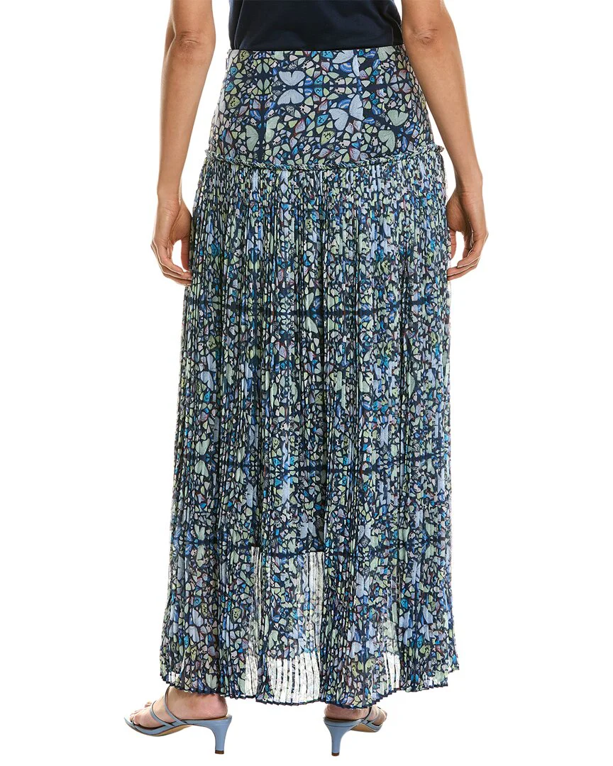 Ted Baker Corrugated Pleat Maxi Skirt