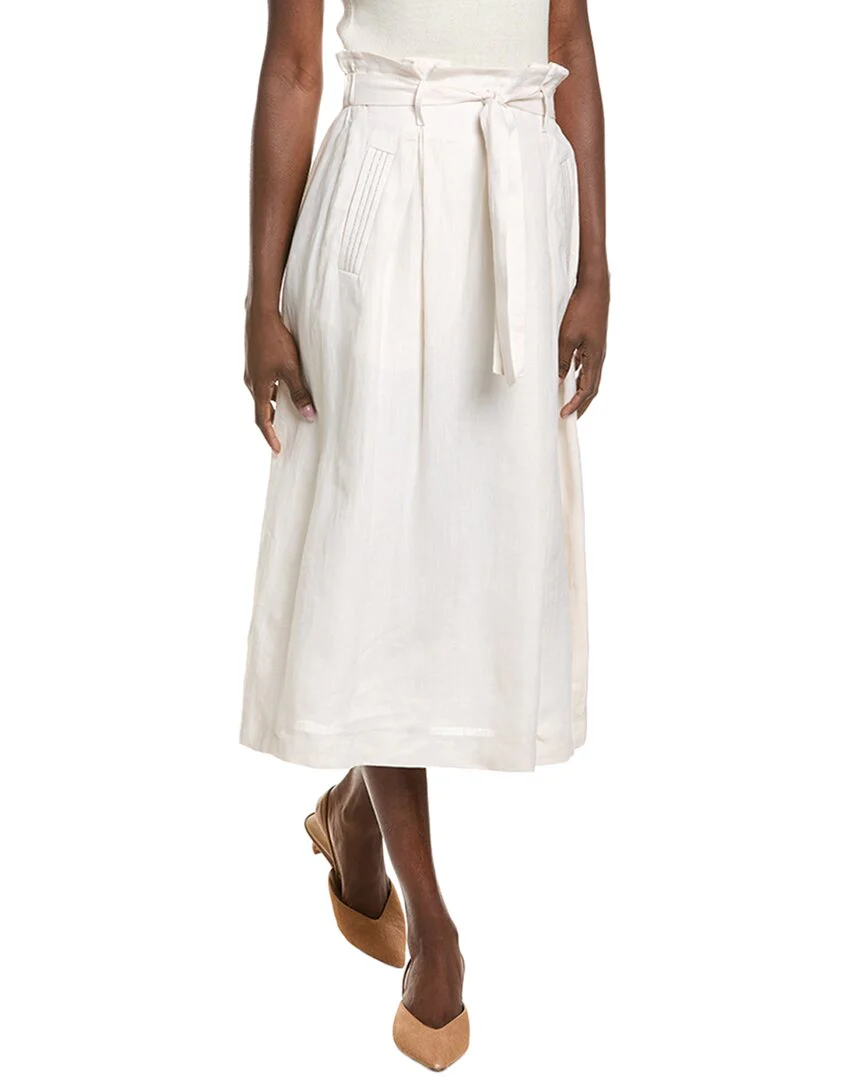 Peserico Linen Maxi Skirt