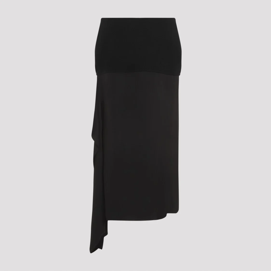 Black Wool Skirt